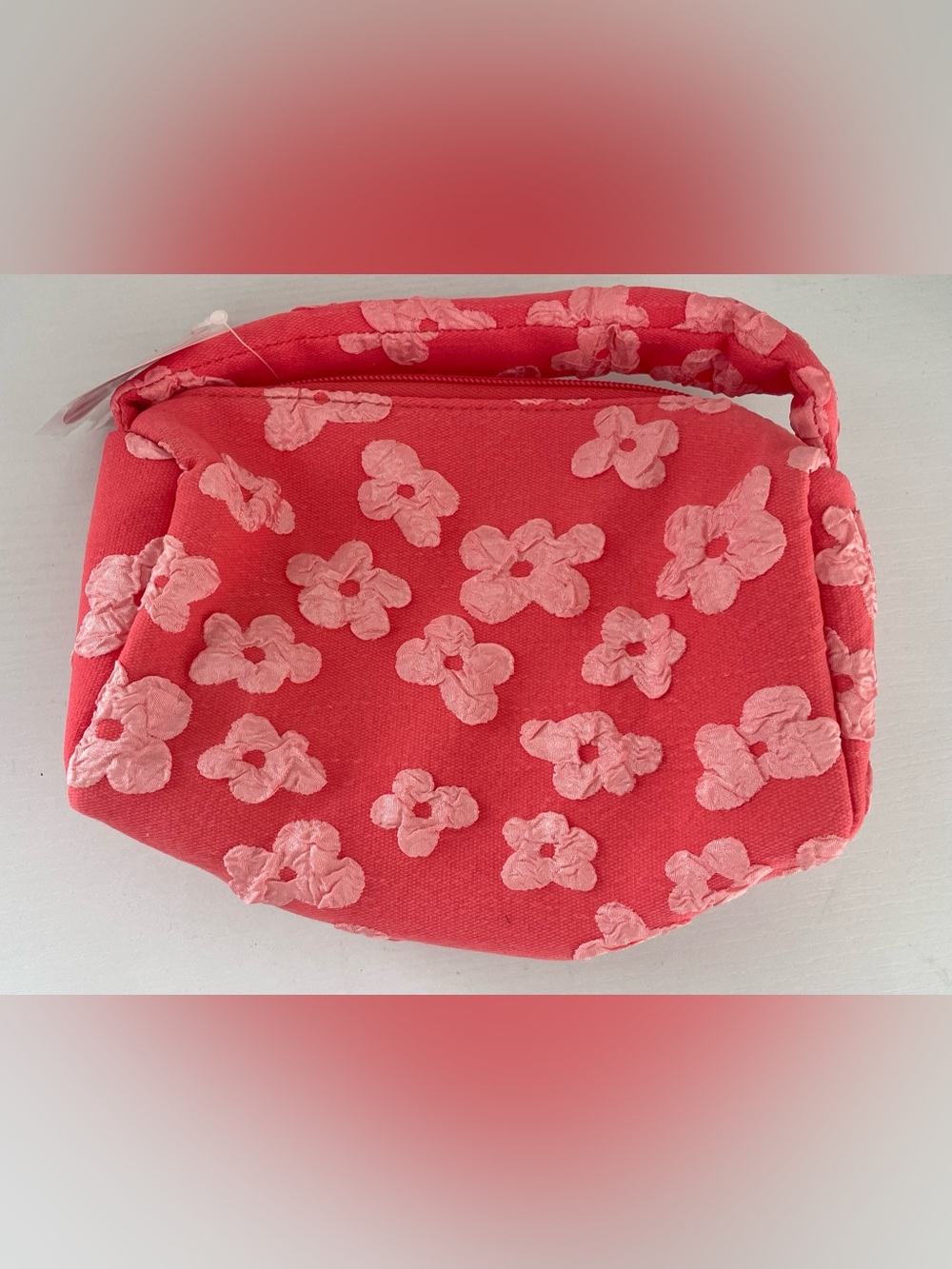 Ulta Pink Floral Embroidered Handbag